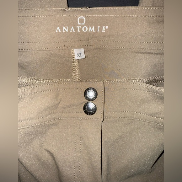 Anatomie The Kate Khaki Skinny Cargo Travel Slimming Stretch Chic Slim Pant XL - Picture 11 of 12